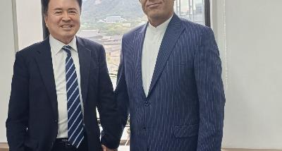 Iranian Ambassador to South Korea Meets with AJU Press President